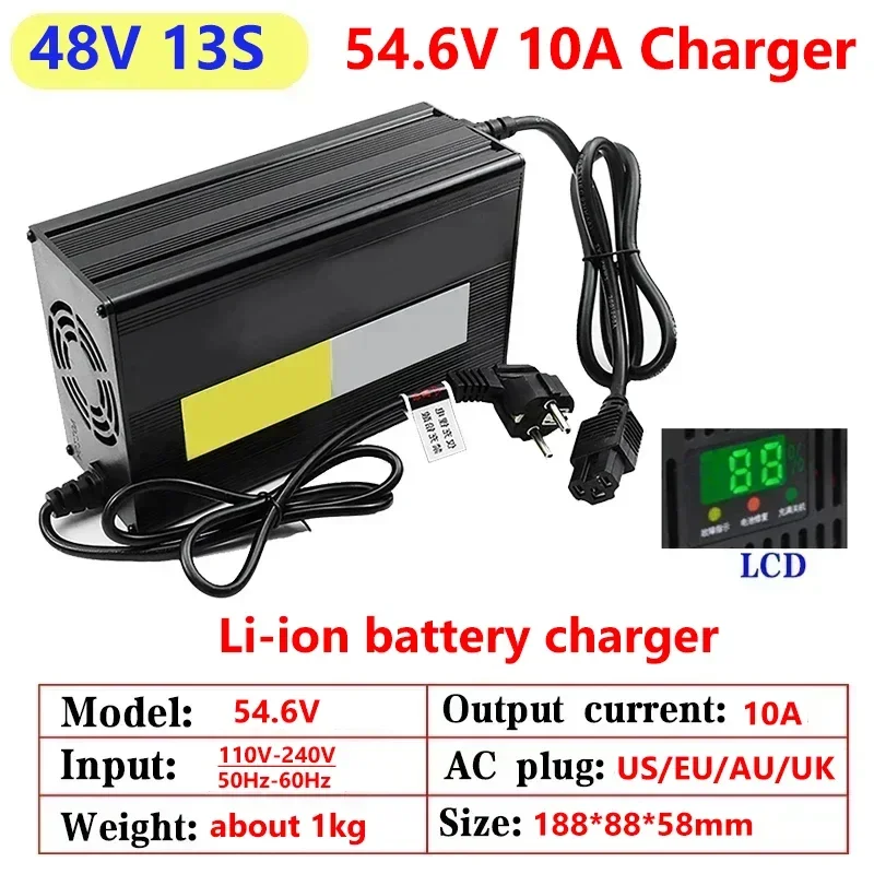 10A 48V 60V 72V Lithium Batter - 84V 20A Smart Charger ulasan dan harga