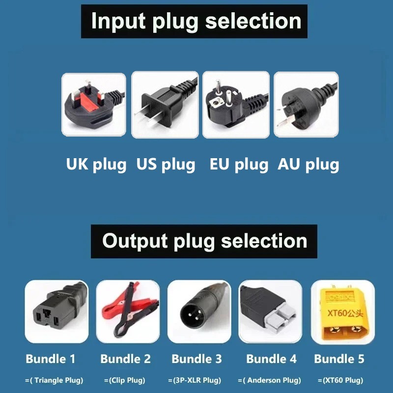 High-power 48V 5A 8A 10A 12A 1 - 84V 20A Smart Charger ulasan dan harga